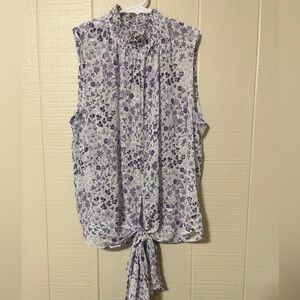 Rachael Zoe floral blouse size small